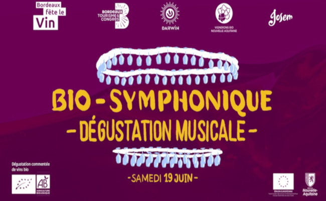 BIO-SYMPHONIQUE - Dégustation de vins Bio et concert du Josem à Darwin 