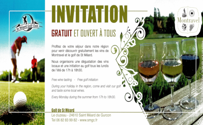 GOLF ET DÉCOUVERTE DU VIGNOBLE